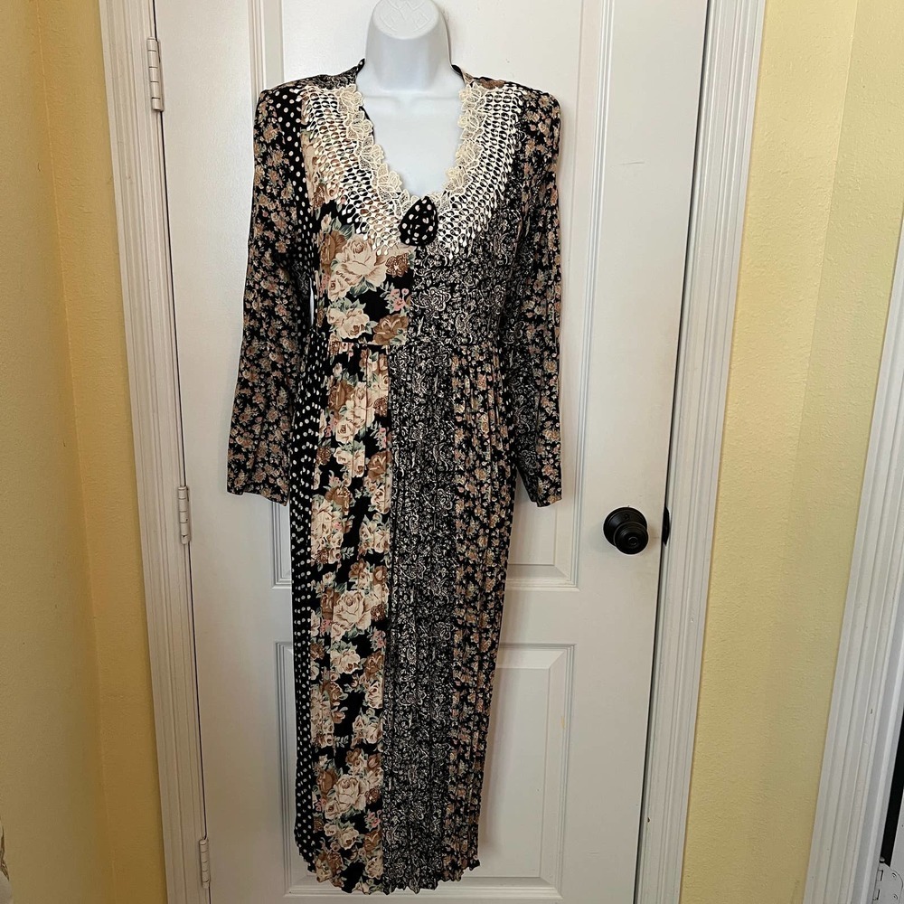 Jeffrey & Dara Petite by Linda Hutley Vintage Dress USA 13/14​